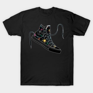 Scorpio high tops - Pastel &amp; black T-Shirt